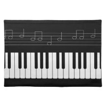 Clavier de piano sets de table