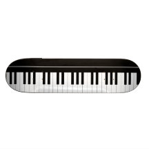 Clavier de piano skateboards