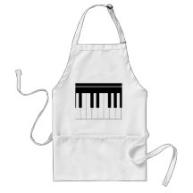 Clavier de piano tablier