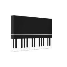 Clavier de piano toile tendue sur châssis