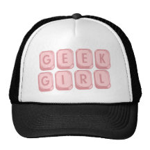 Clavier de rose de fille de geek casquette