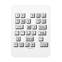 Clavier drôle magnets en vinyle