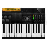 Clavier électronique cartes de vœux
