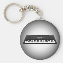 Clavier moderne Synth : modèle 3D : Keychain Porte-clés