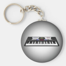Clavier moderne Synth : modèle 3D : Keychain Porte-clés