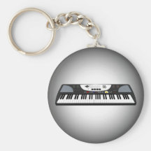 Clavier moderne Synth : modèle 3D : Keychain Porte-clef