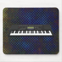 Clavier moderne Synth : modèle 3D : Mousepad Tapis De Souris