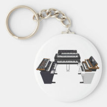 Claviers vintages : modèle 3D : Porte-clef