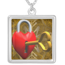 Clé à mon coeur pendentifs