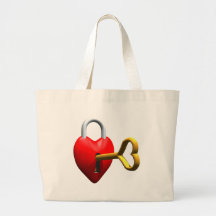 Clé à mon T-shirts et cadeaux de coeur Sac Fourre-tout