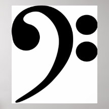 Clef basse posters