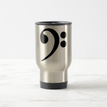 Clef basse tasse à café