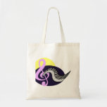 Clef triple avec le graphique de clavier sacs