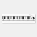 Clés de clavier/piano : autocollant pour voiture