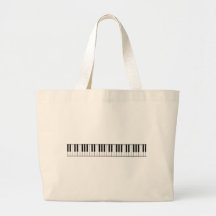 Clés de clavier/piano : sac en toile