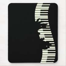 CLÉS DE PIANO TAPIS DE SOURIS
