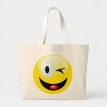 CLIGNER DE L'OEIL LE VISAGE SOURIANT SAC