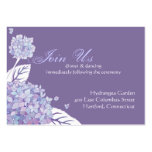 Clôture de réception de mariage d'hortensia (3.5x2 modèles de cartes de visite
