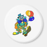 Clown avec des ballons aimants pour réfrigérateur
