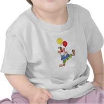 Clown avec des ballons t-shirts