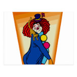 Clown avec le minou carte postale