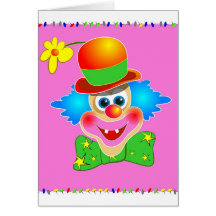 Clown Cartes De Vœux