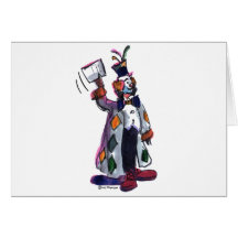 clown de cirque carte