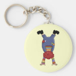Clown de cirque d'acrobate porte-clés