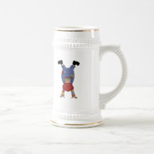 Clown de cirque d'acrobate tasses