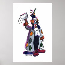 clown de cirque posters