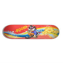 Clown dément planches à roulettes customisées