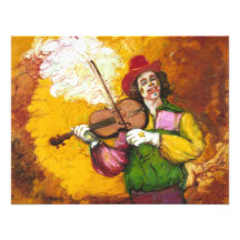 Clown "Dubie Hummingbyrd " de violoneur Bristol