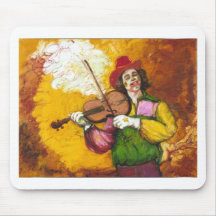 Clown "Dubie Hummingbyrd " de violoneur Tapis De Souris