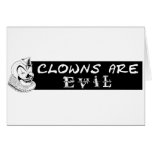 clowns carte de vœux