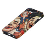 Clowns de cirque vintages, humoristique drôle idio coque iPhone 5