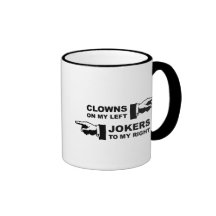 Clowns et jokers tasse