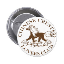 Club crêté chinois d'amants badge