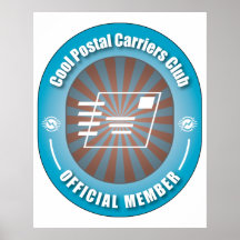 Club postal frais de transporteurs affiche