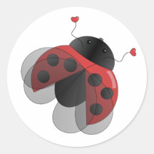 Coccinelle avec des ailes d'Opern Adhésif