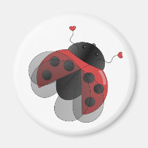 Coccinelle avec des ailes d'Opern Aimant
