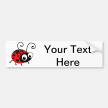 Coccinelle mignonne adhésif pour voiture