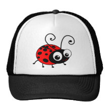 Coccinelle mignonne casquette