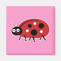 Coccinelle mignonne magnets pour réfrigérateur