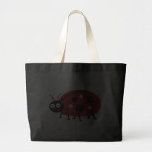 Coccinelle mignonne sacs de toile