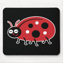 Coccinelle mignonne tapis de souris