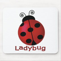 Coccinelle simple tapis de souris