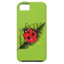 Coccinelle sur une feuille coques Case-Mate iPhone 5