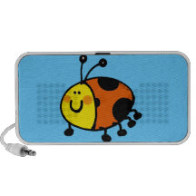 Coccinelle tachetée haut-parleur notebook