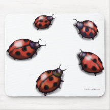 Coccinelles Tapis De Souris