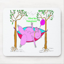 COCHON EN VACANCES 1.PNG TAPIS DE SOURIS